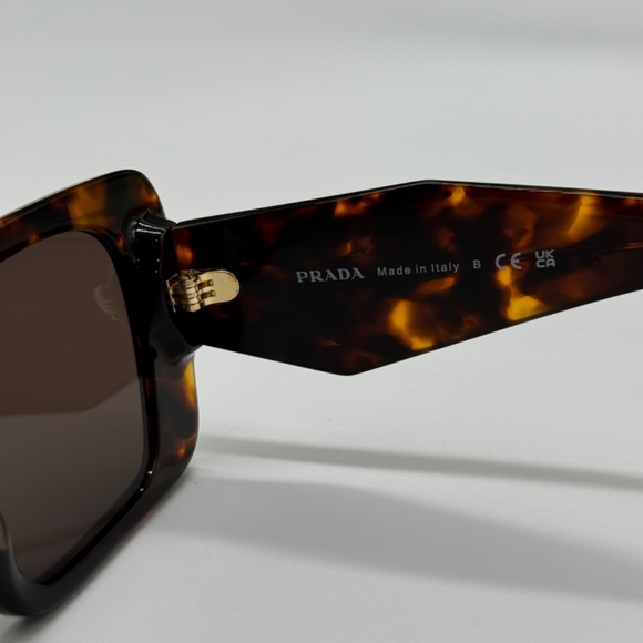 NEW PR 08YS 01V8C1 PRADA BROWN BUTTERFLY SPR 08Y 01V8C1 WOMEN SUNGLASSES - Picture 11 of 12